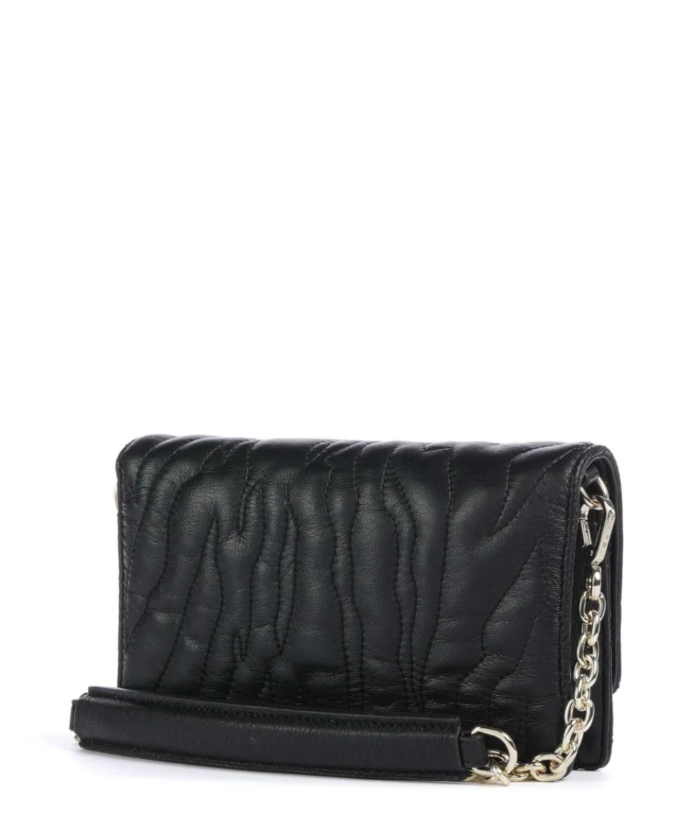 Quilted Zebra Wallet imitation leather black