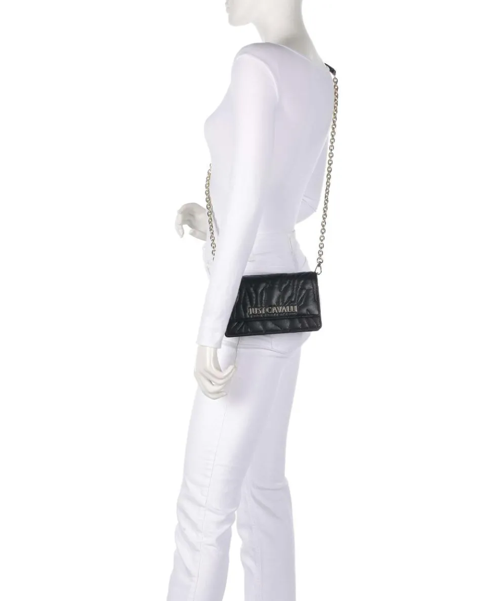 Quilted Zebra Wallet imitation leather black