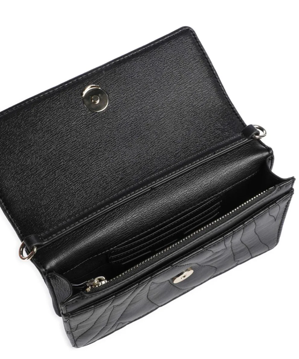 Quilted Zebra Wallet imitation leather black