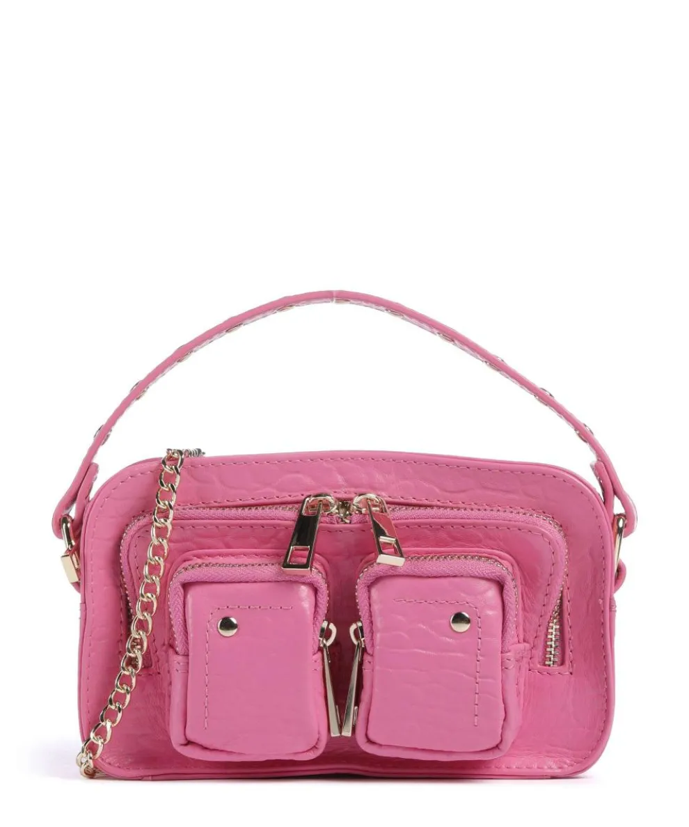 New Zealand Helena Crossbody bag embossed leather pink