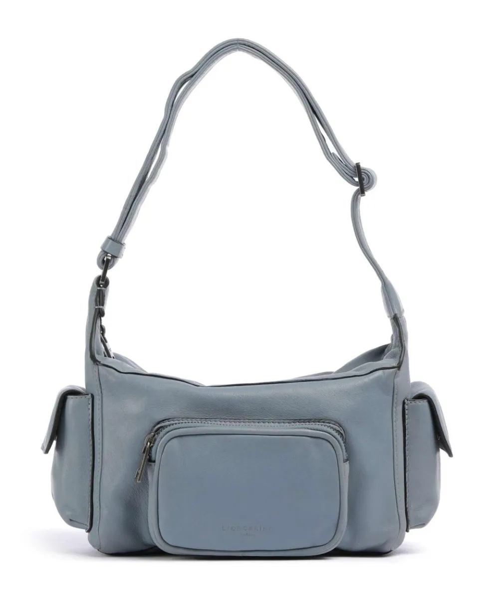 Lila Sheep Natural S Shoulder bag sheepskin leather blue-grey