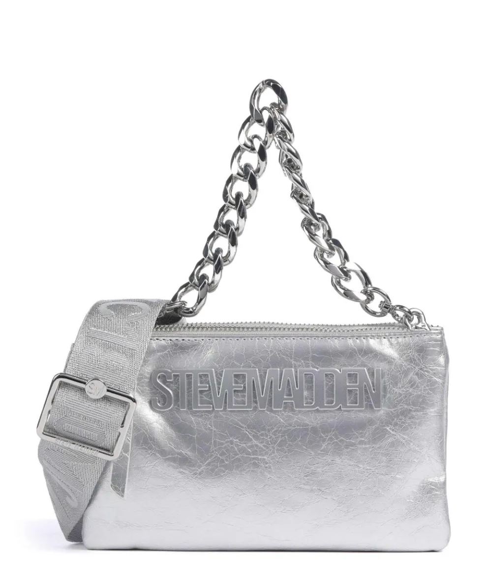 BNICCO Crossbody bag imitation leather silver