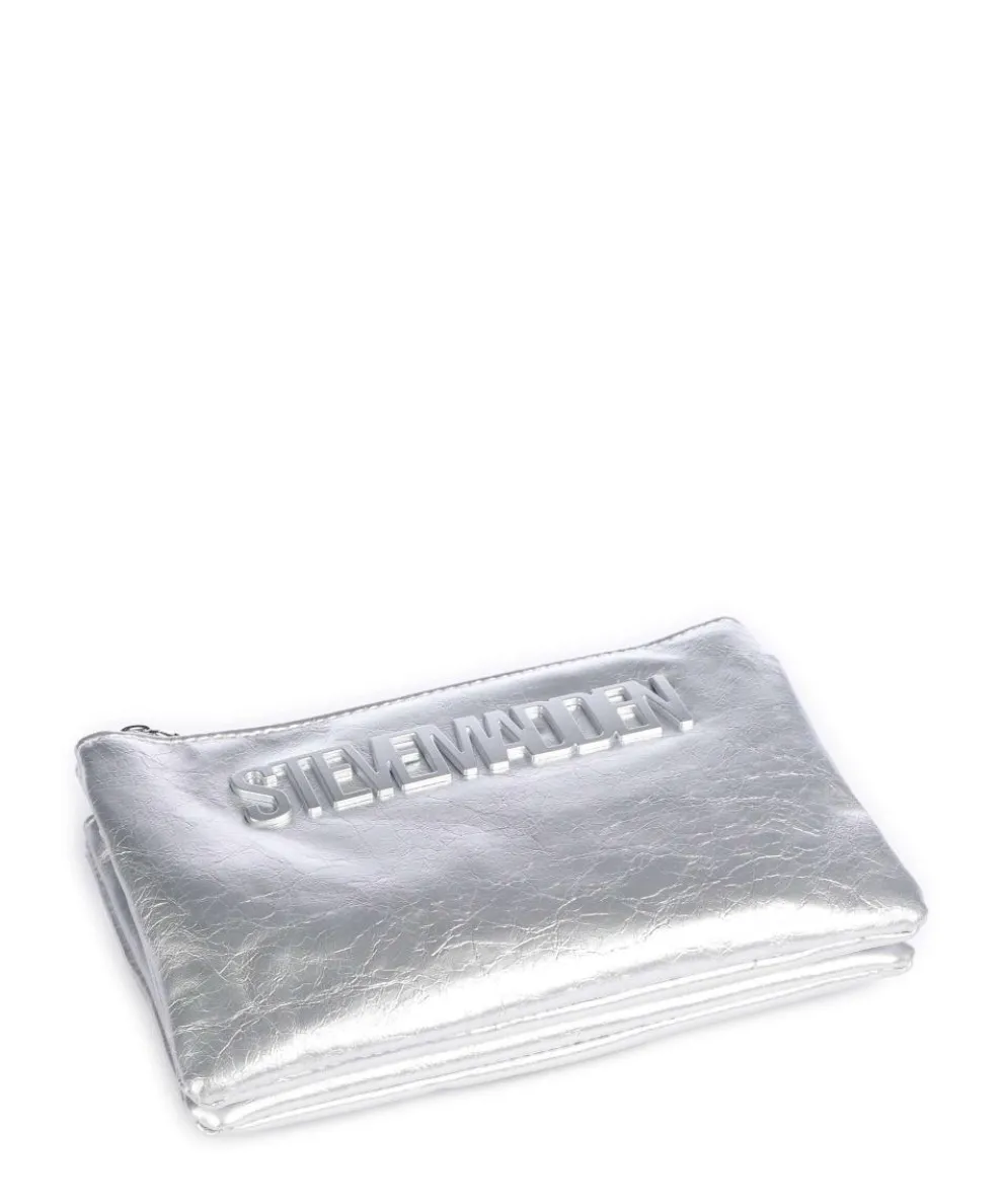 BNICCO Crossbody bag imitation leather silver