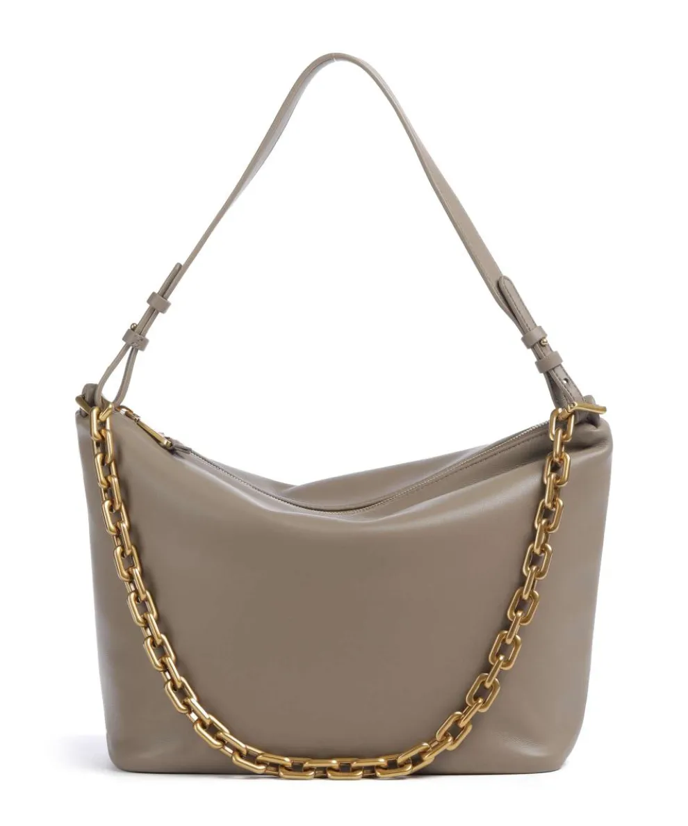 Sofi Hobo bag fine grain cow leather taupe