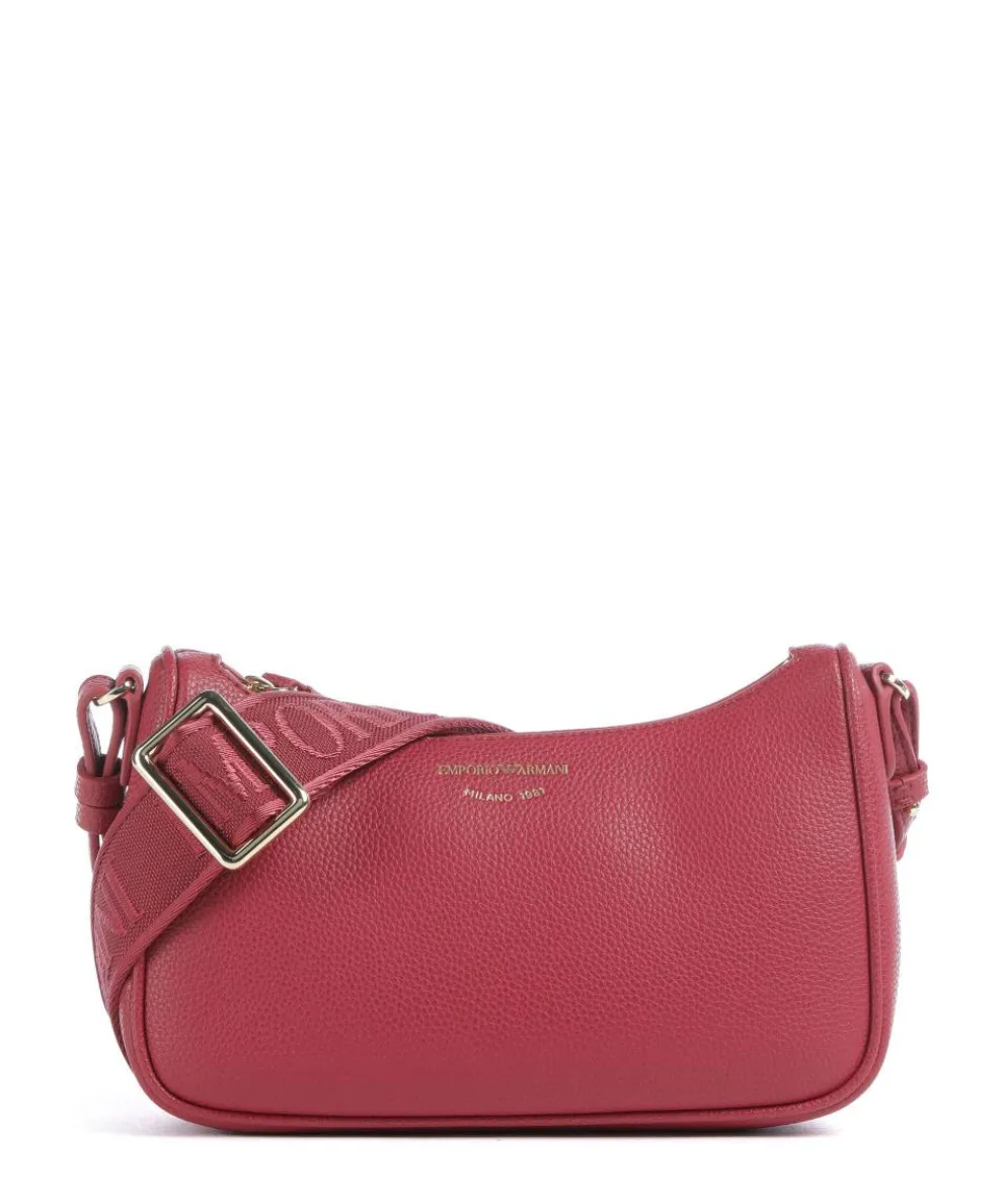 Lilly Crossbody bag imitation leather dark red
