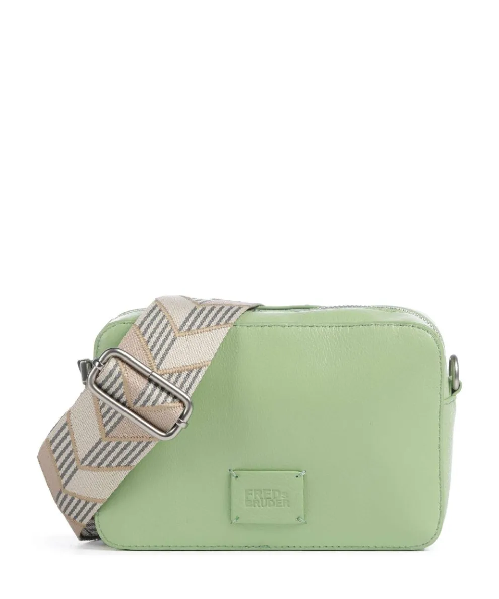 Feeling Good Crossbody bag grained leather green