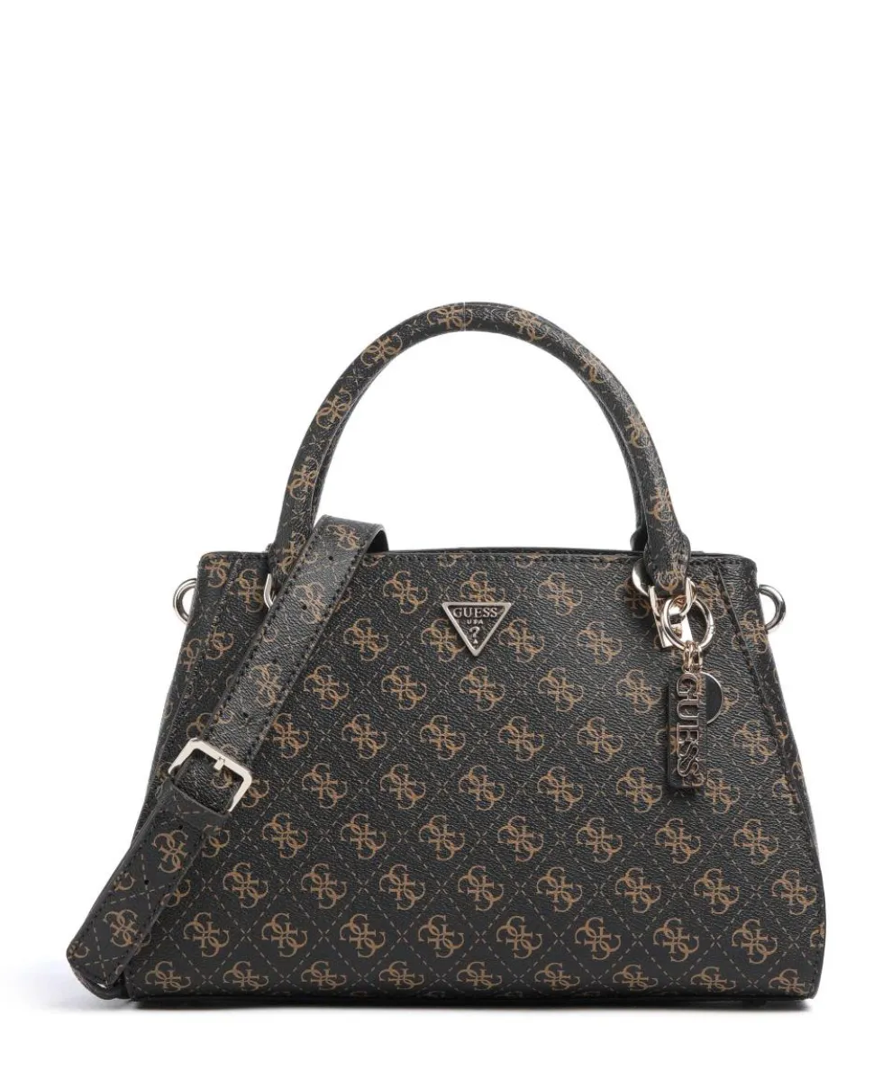 Noelle Q Logo Handbag imitation leather dark brown