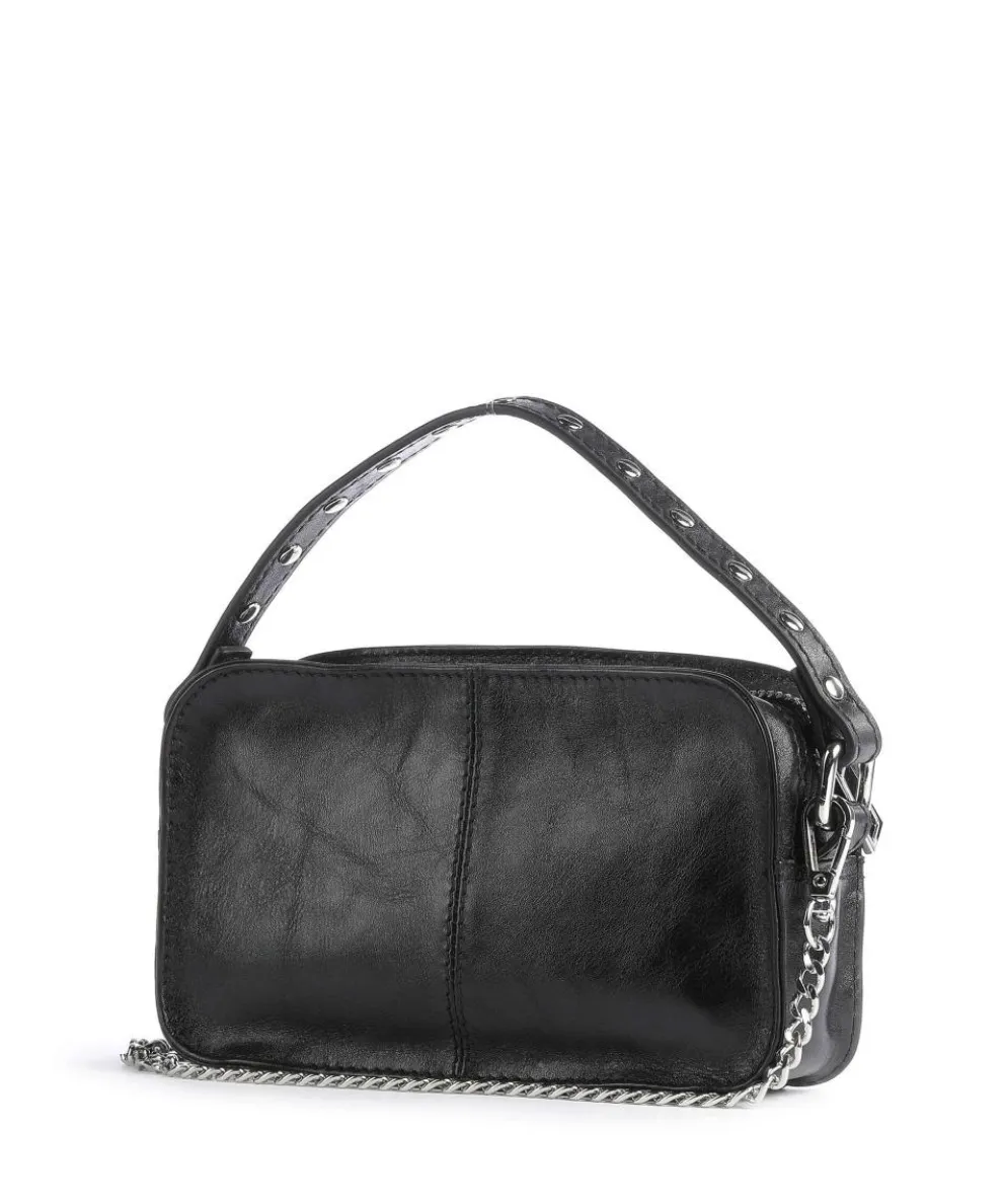 New Zealand Helena Crossbody bag embossed leather black