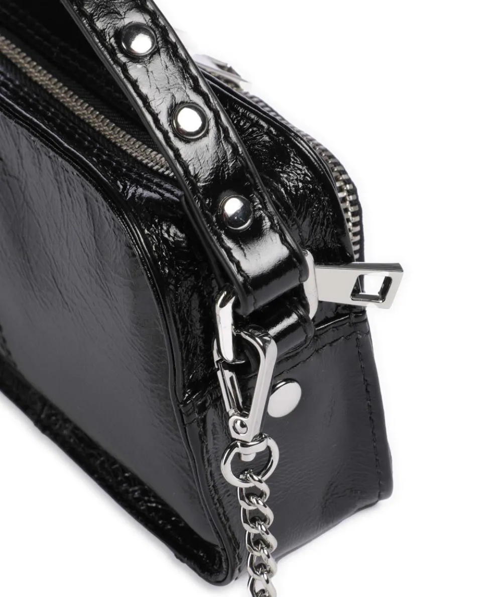 New Zealand Helena Crossbody bag embossed leather black