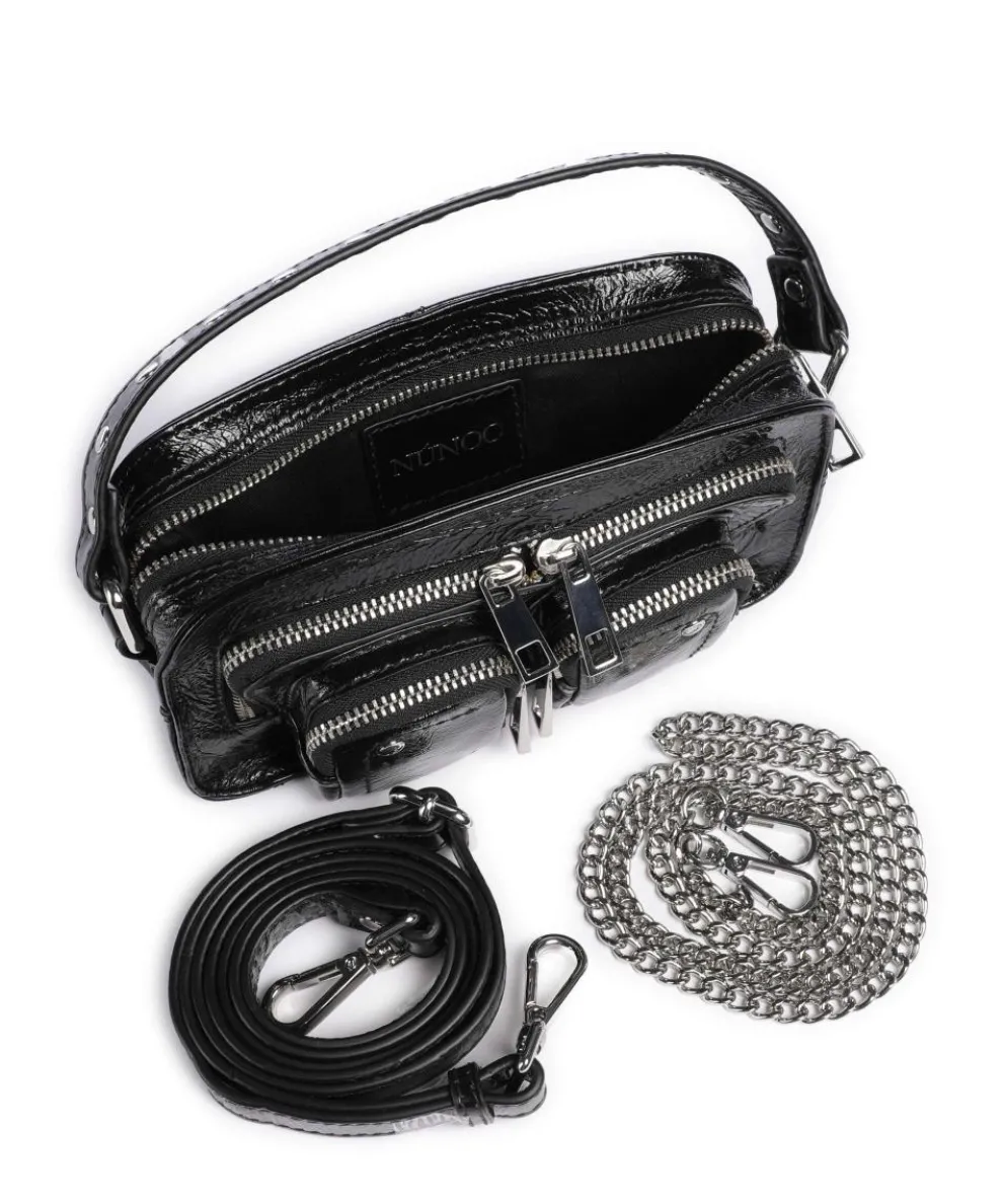 New Zealand Helena Crossbody bag embossed leather black