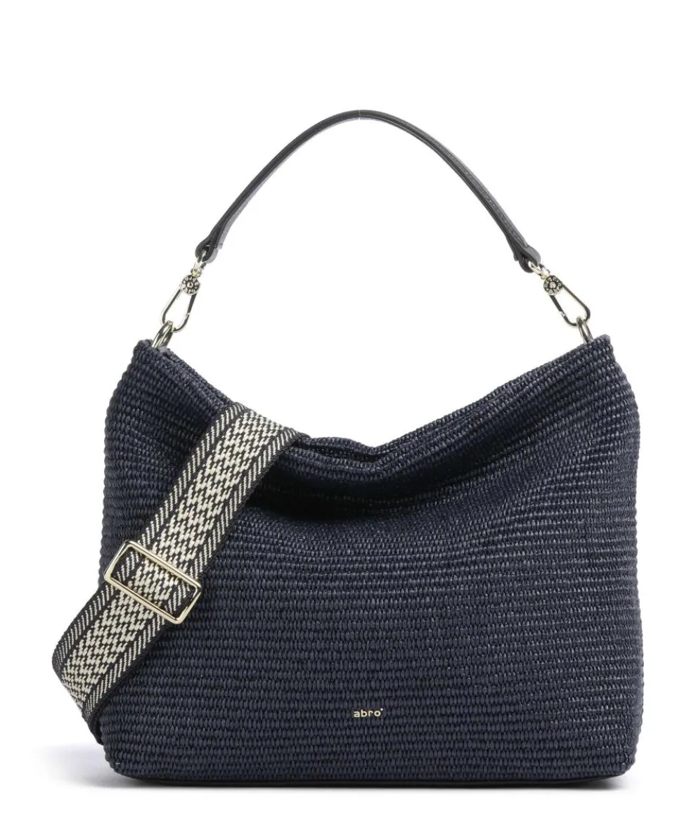Raffia Kaia Hobo bag bast navy