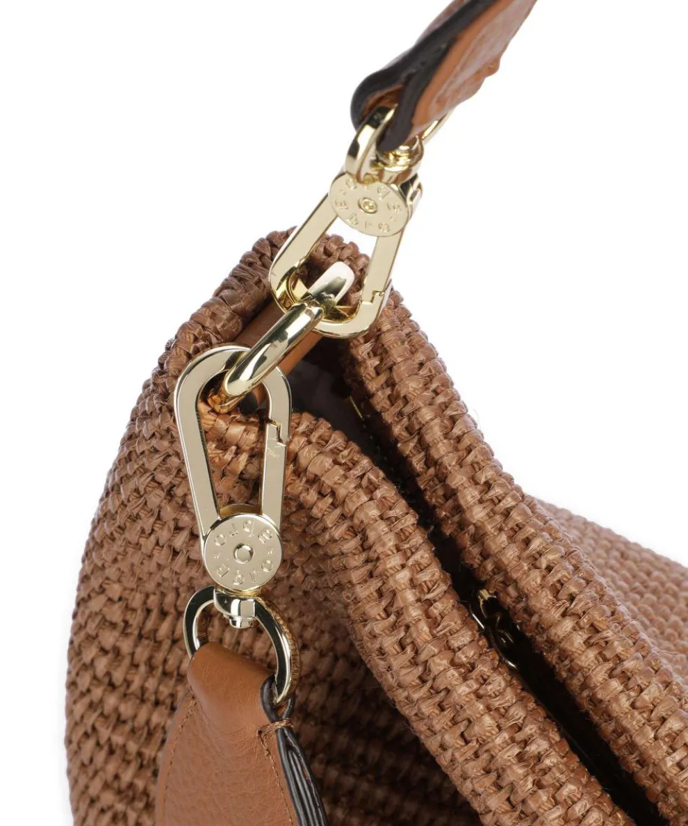 Raffia Kaia Hobo bag bast brown