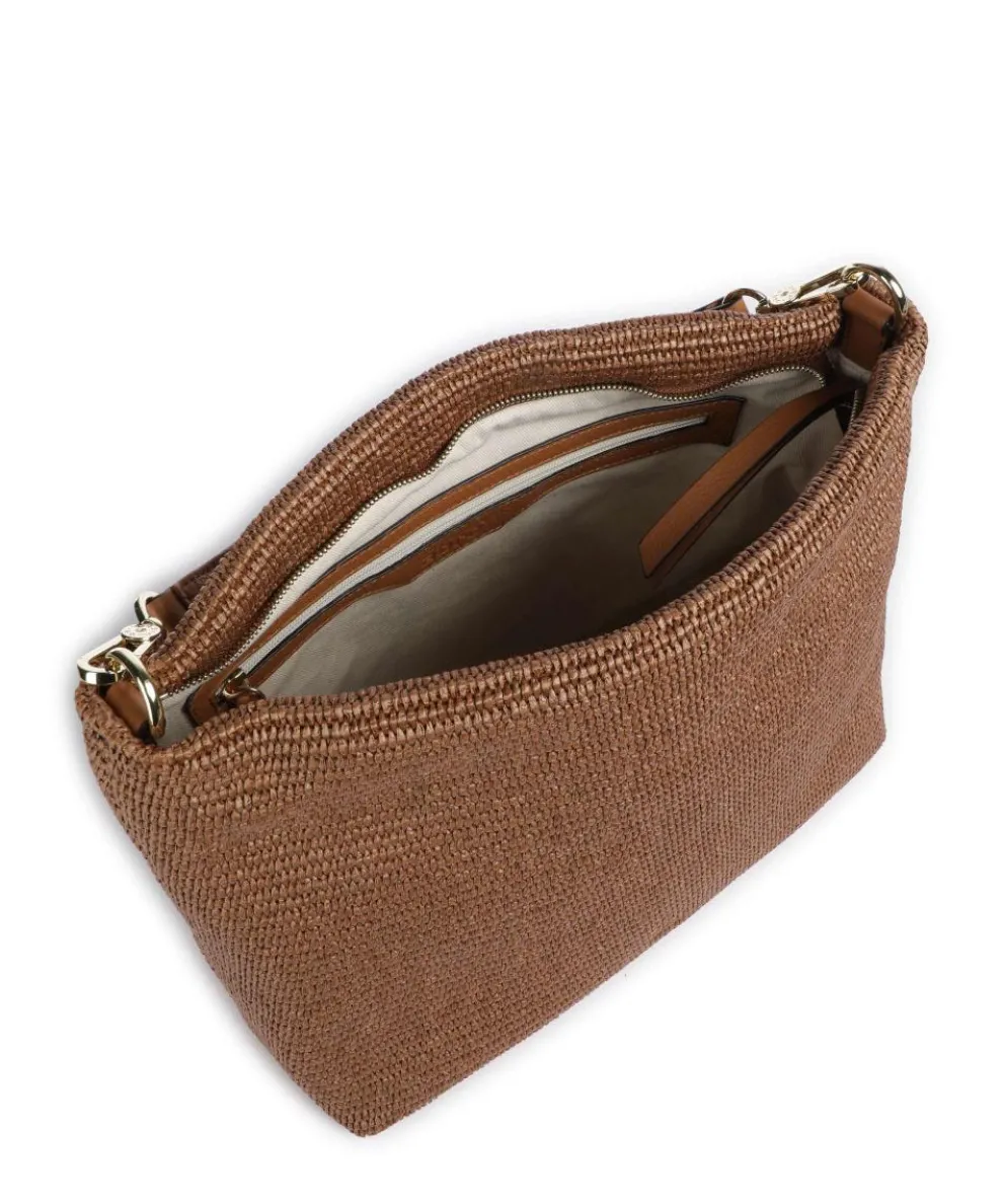 Raffia Kaia Hobo bag bast brown