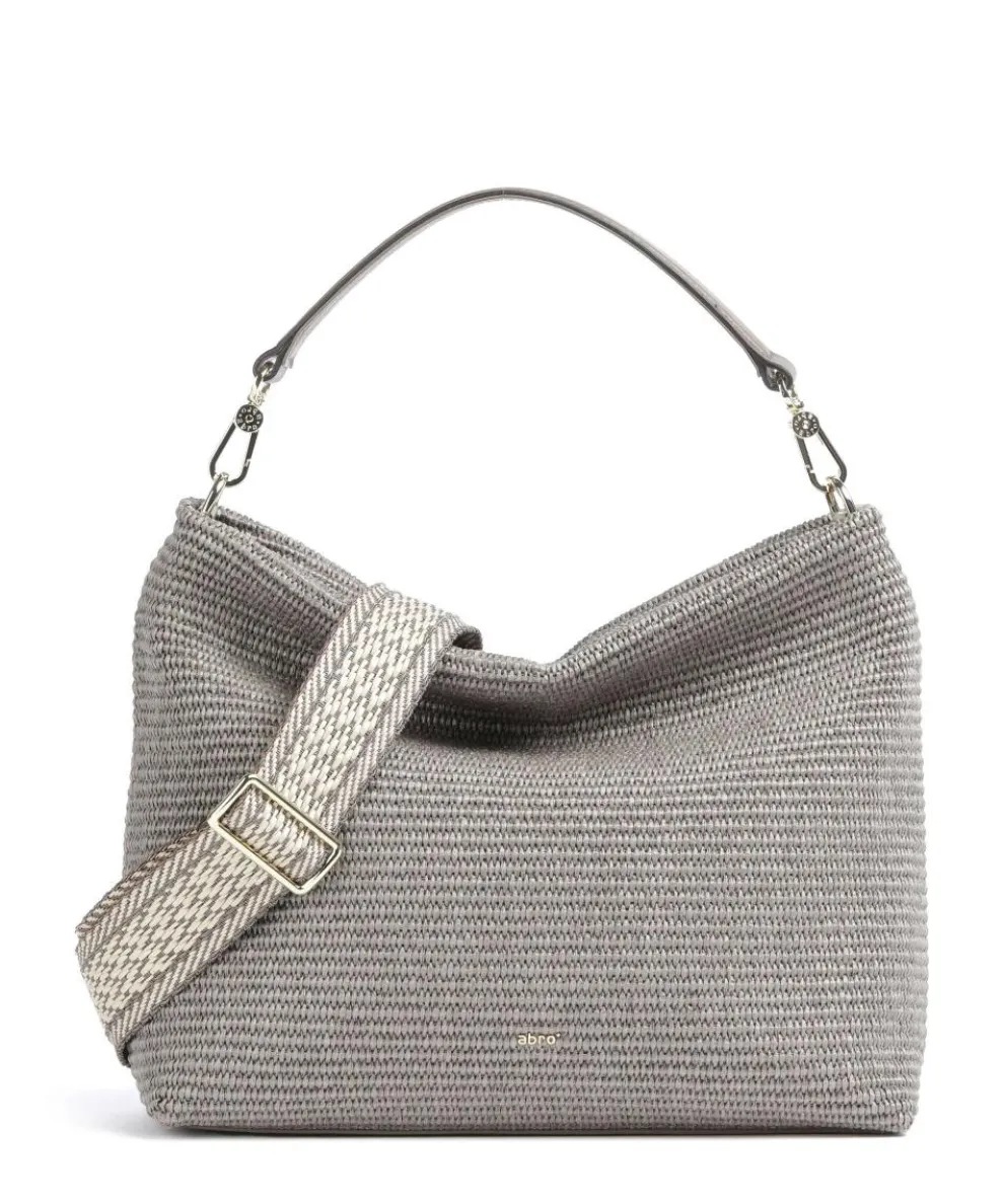 Raffia Kaia Hobo bag bast taupe
