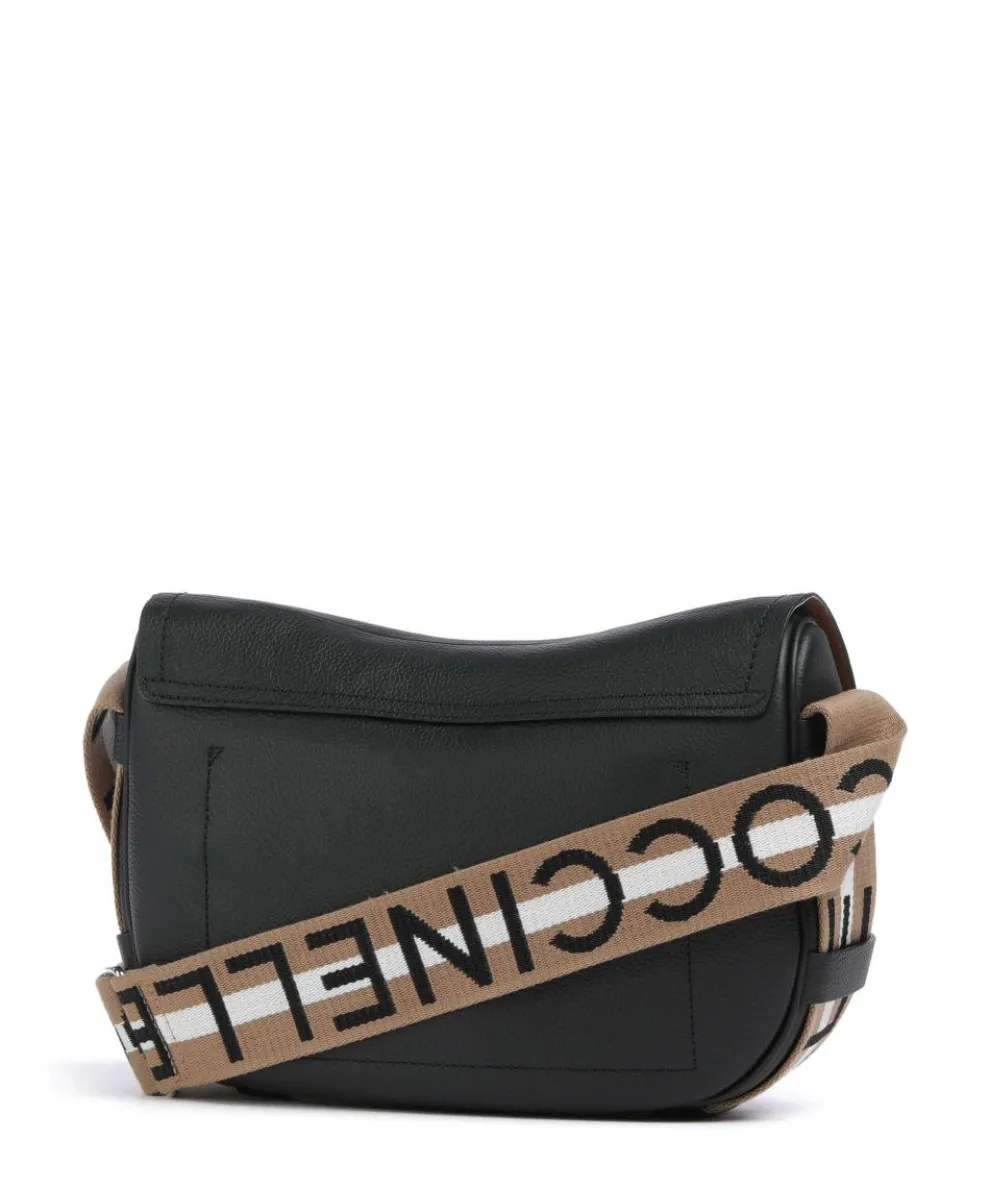 Raquel Shoulder bag grained leather black