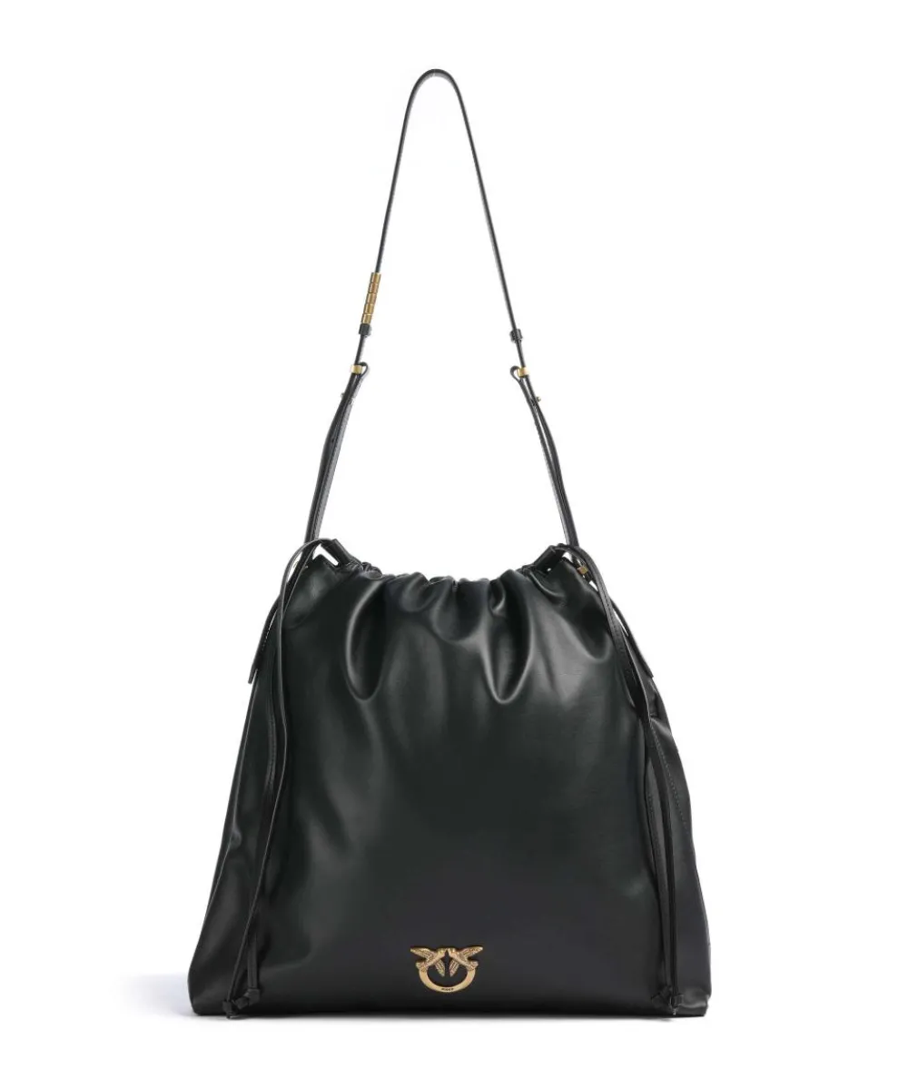 Extra Slouchy Bucket bag fine grain cow leather black