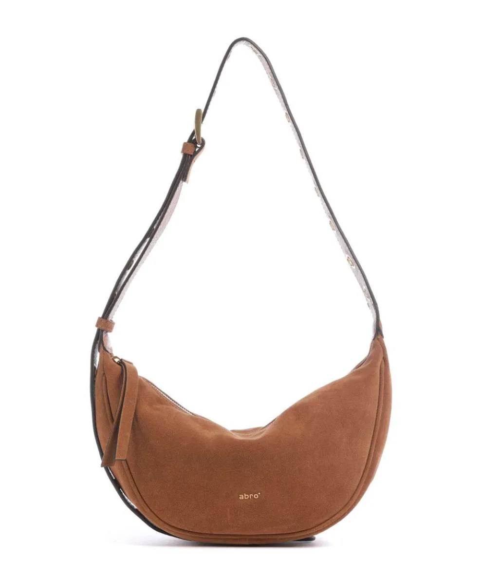 Suede By My Side Small Shoulder bag brushed leather brown