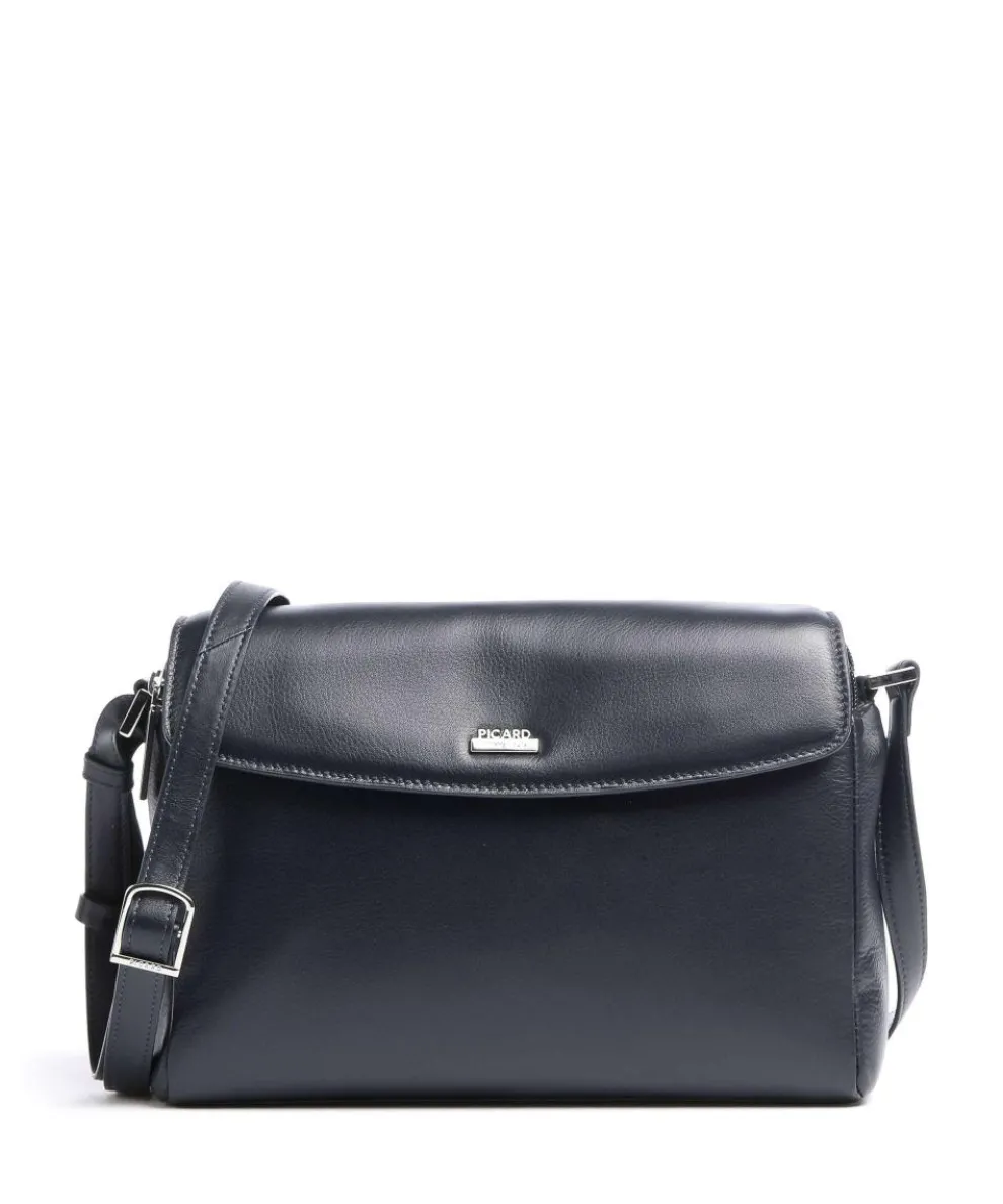 Really Crossbody bag leather dark blue
