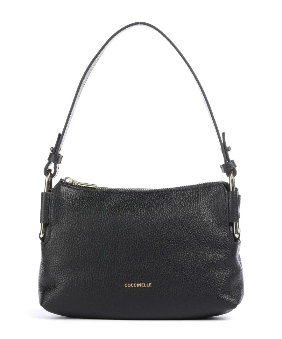 Rebekka Shoulder bag grained cow leather black