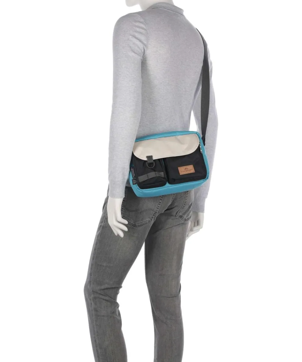 Reborn Mission Lite Crossbody bag recycled polyester turquoise