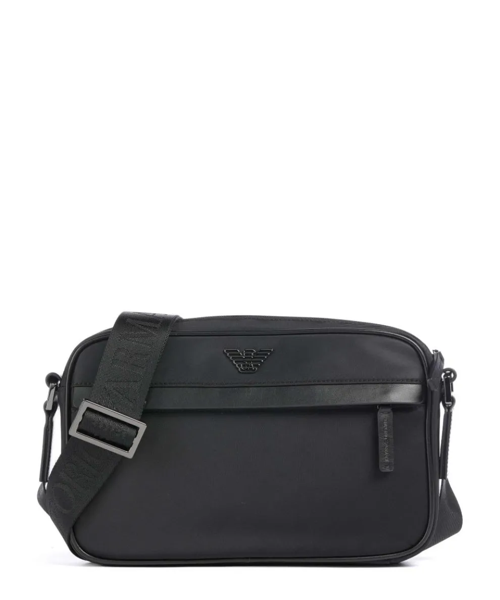 Recycled Nylon Crossbody bag recycled nylon black