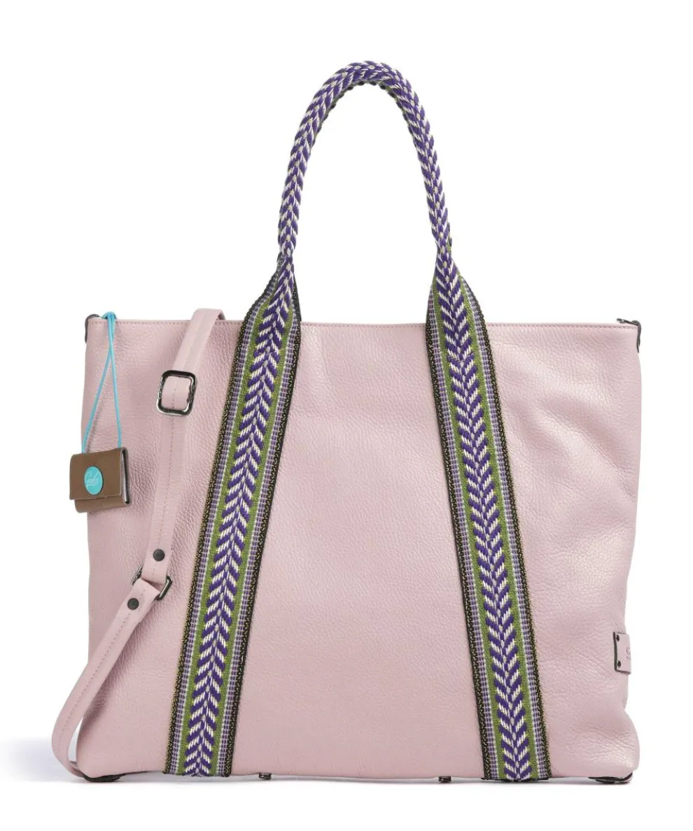 Guadalupe Lydia Tote bag grained calfskin rose