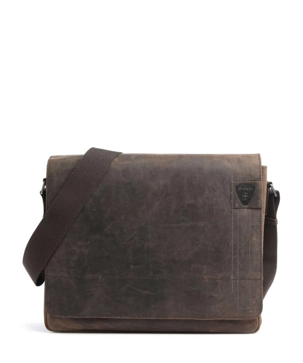 Richmond Briefcase 14″ leather dark brown