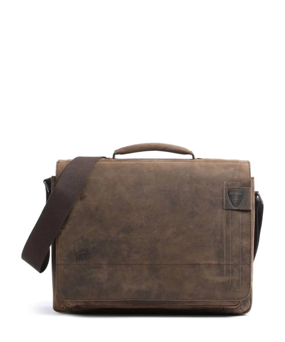 Richmond Briefcase 13″ leather dark brown
