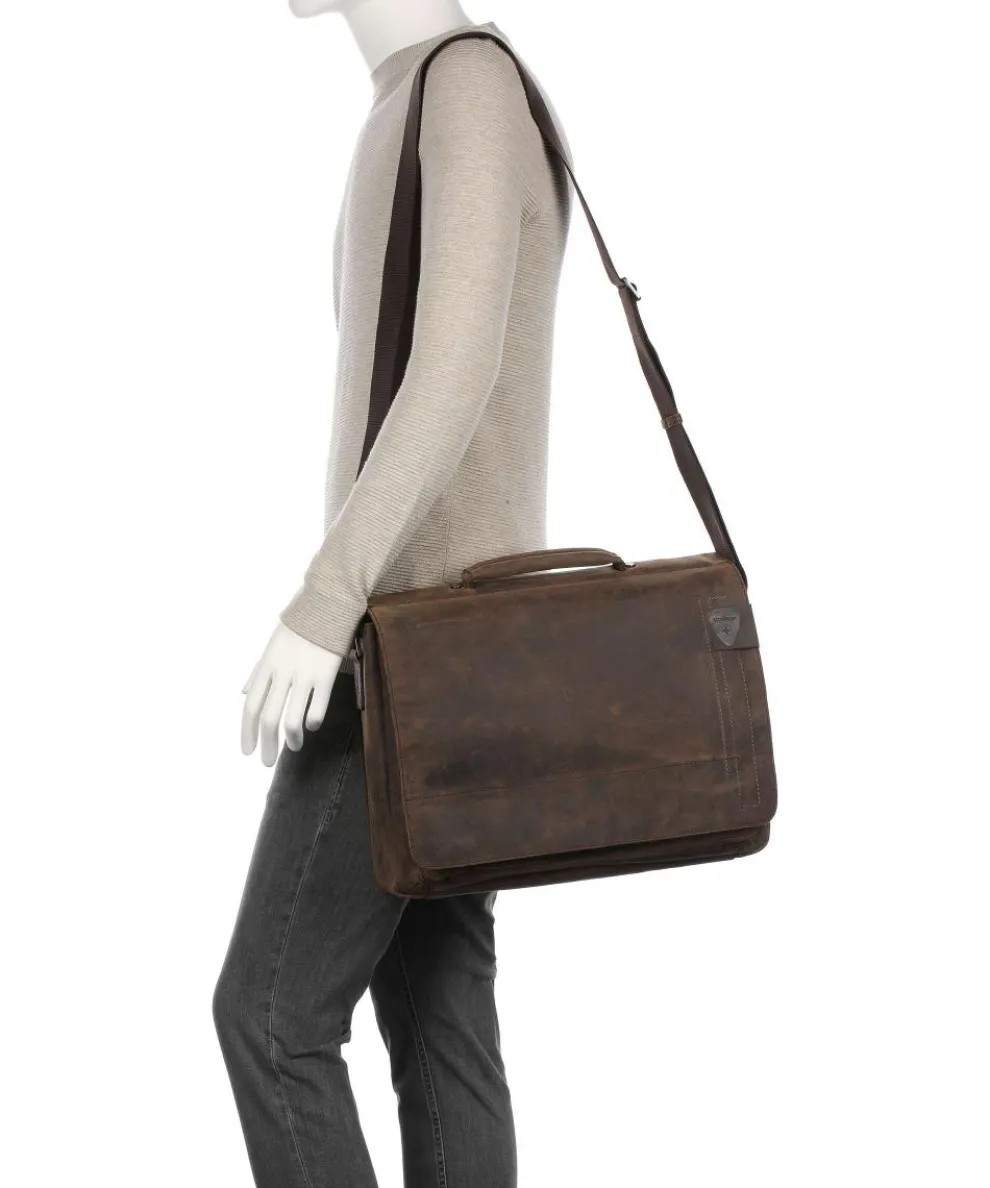 Richmond Briefcase 13″ leather dark brown