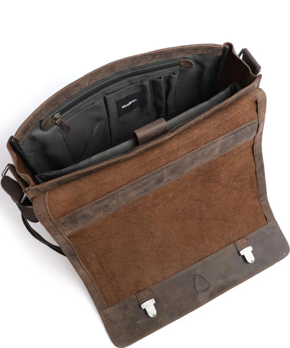 Richmond Briefcase 13″ leather dark brown