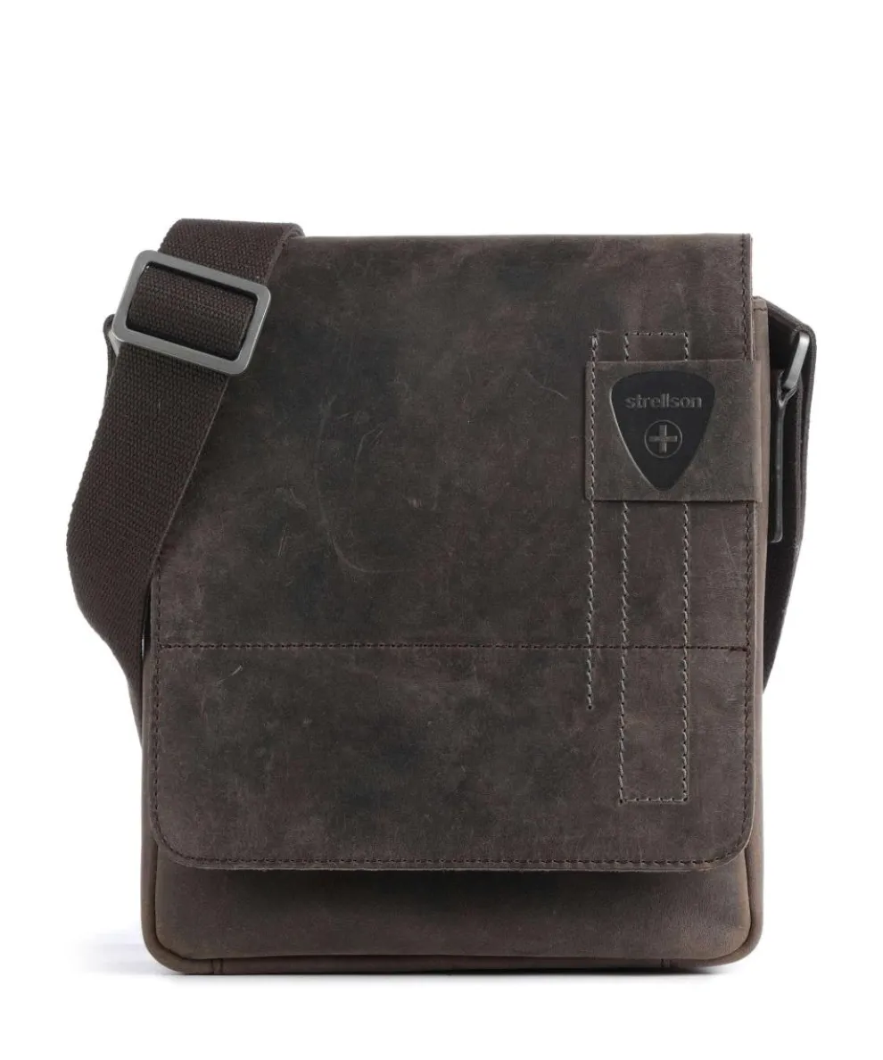 Richmond Crossbody bag leather dark brown
