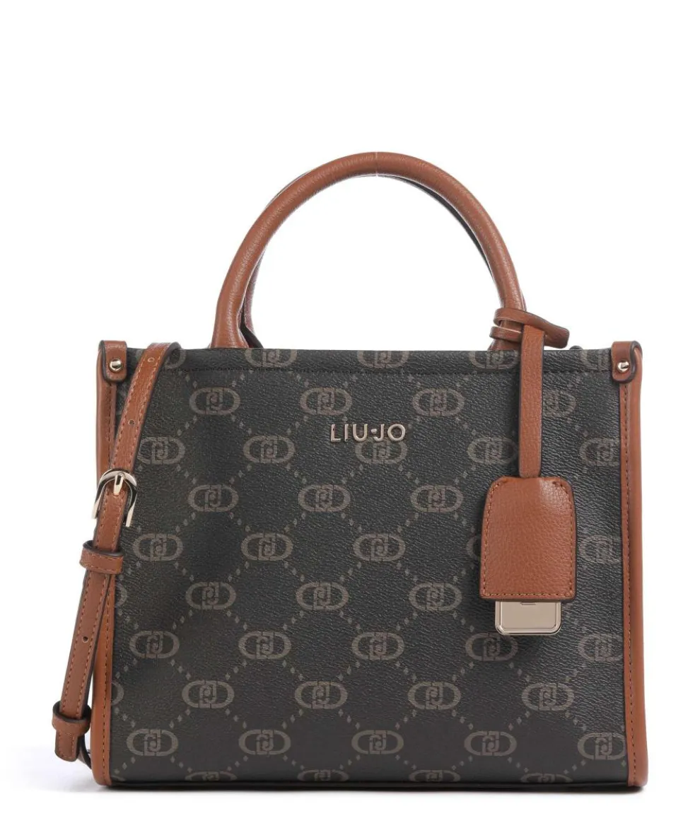 Ridhi S Handbag imitation leather brown