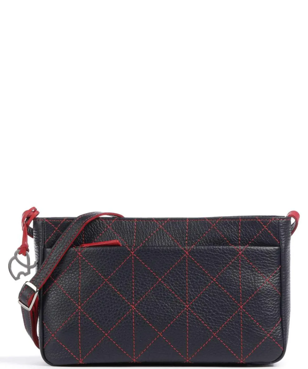 Pienza Crossbody bag grained leather dark blue
