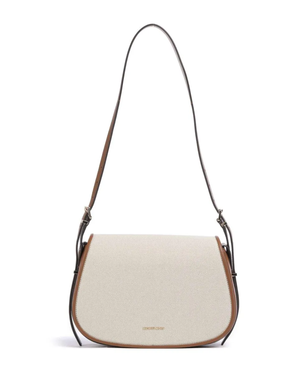 Lydia Shoulder bag canvas ivory/brown