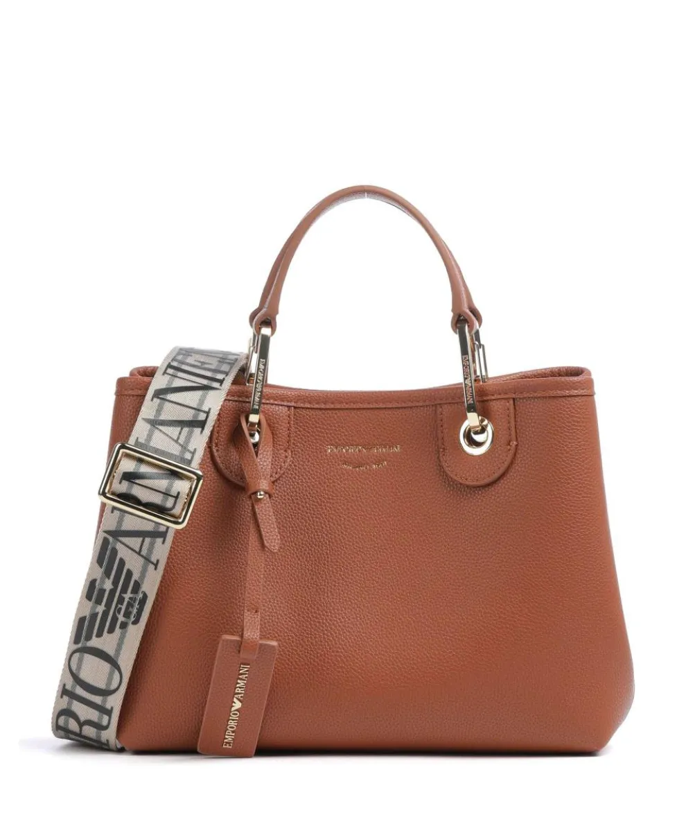 My EA Handbag imitation leather brown