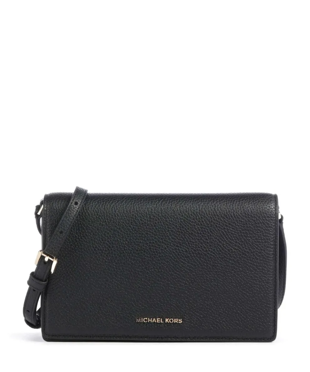 Jet Set Medium Crossbody bag grained cow leather black