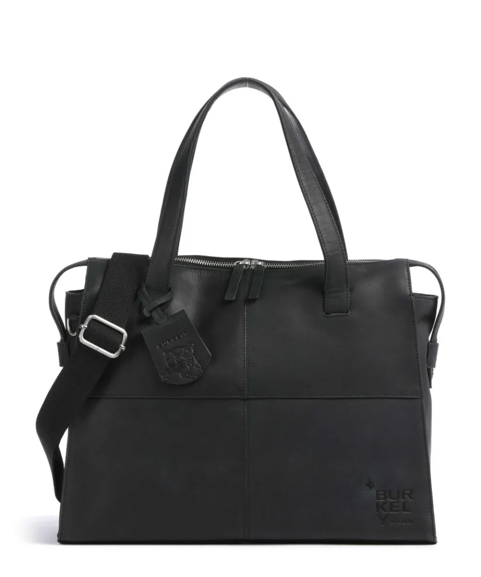 Rogue Robyn Tote bag 15″ fine grain leather black