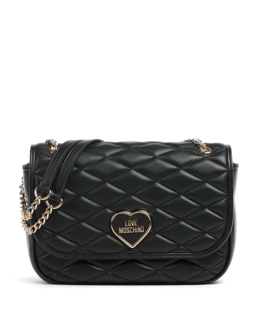 Romantic Shoulder bag imitation leather black
