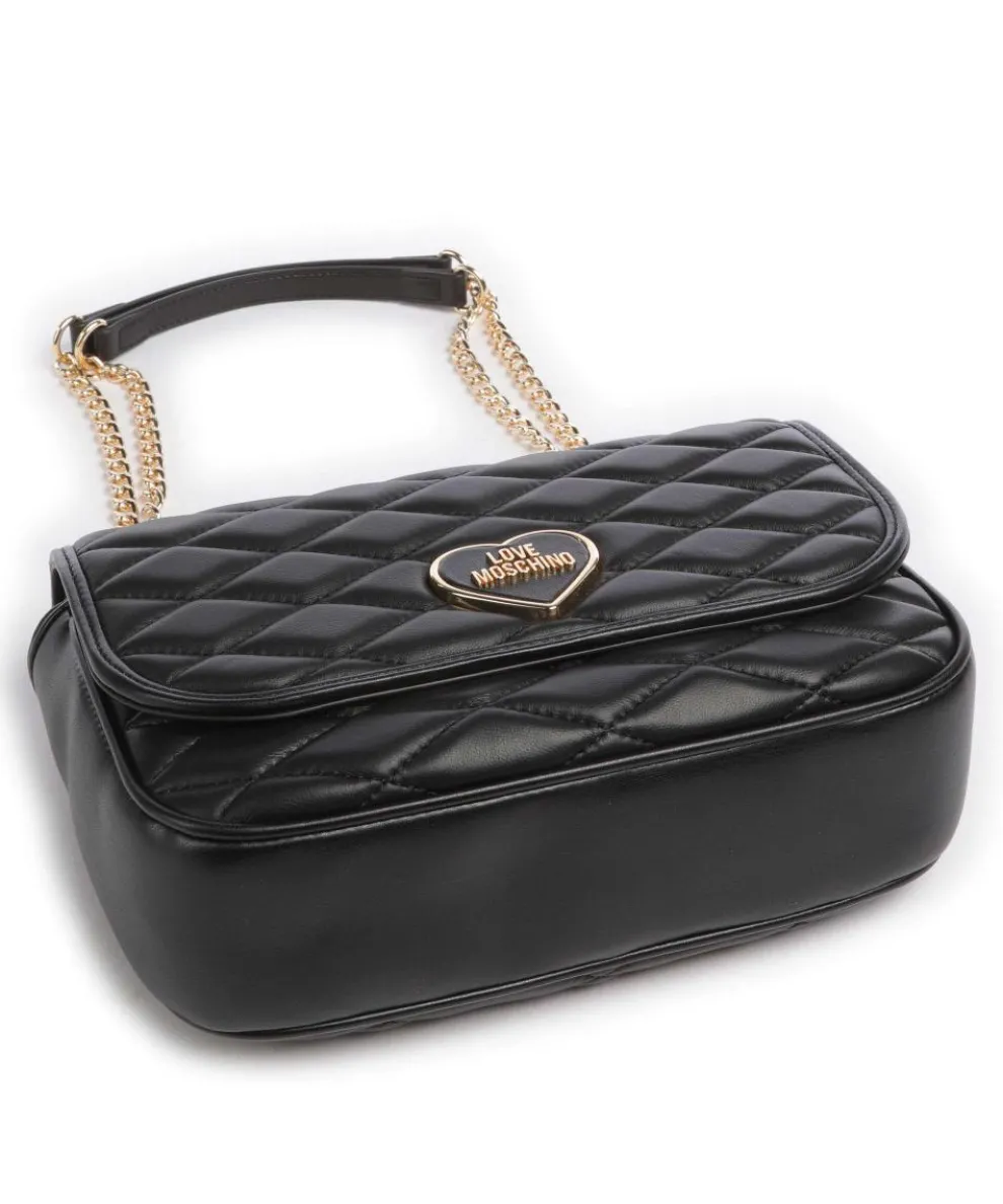 Romantic Shoulder bag imitation leather black