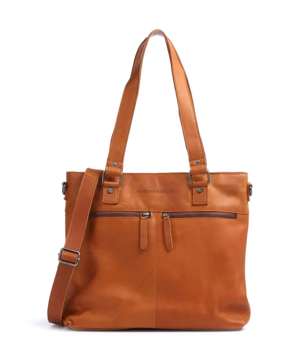Rome Tote bag 13″ pull-up cow leather cognac