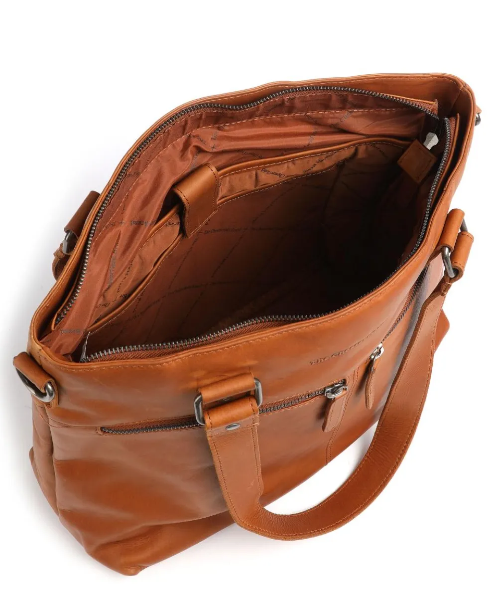 Rome Tote bag 13″ pull-up cow leather cognac