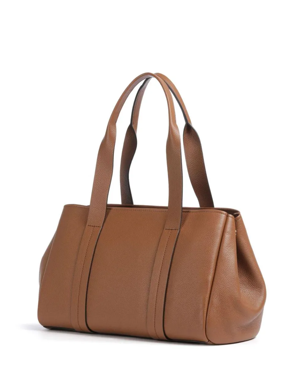 Romee Large Tote bag grained cow leather brown