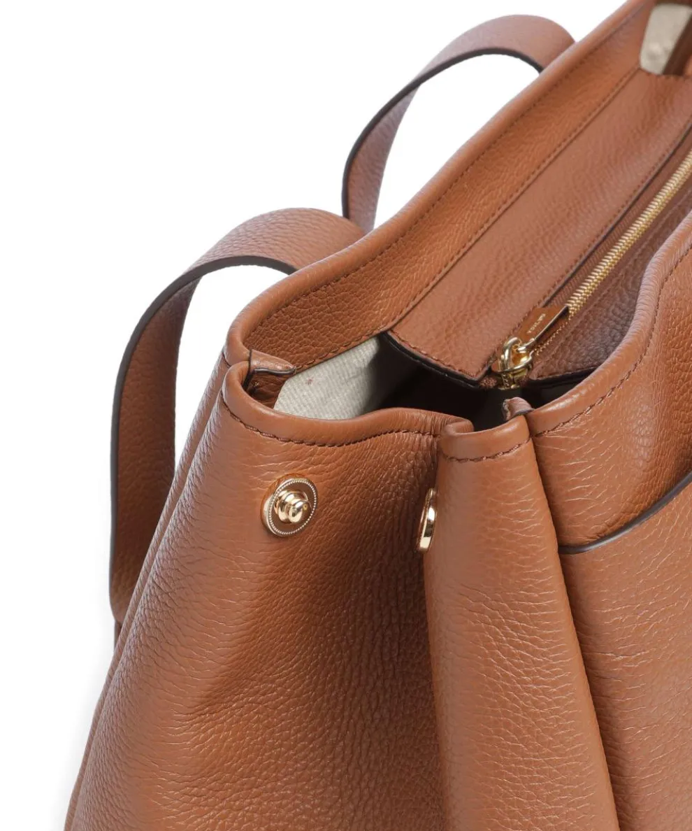Romee Large Tote bag grained cow leather brown