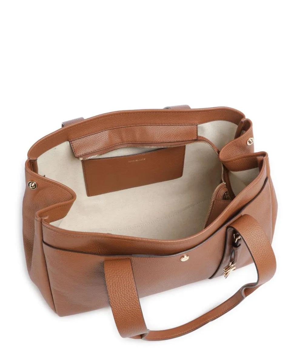 Romee Large Tote bag grained cow leather brown