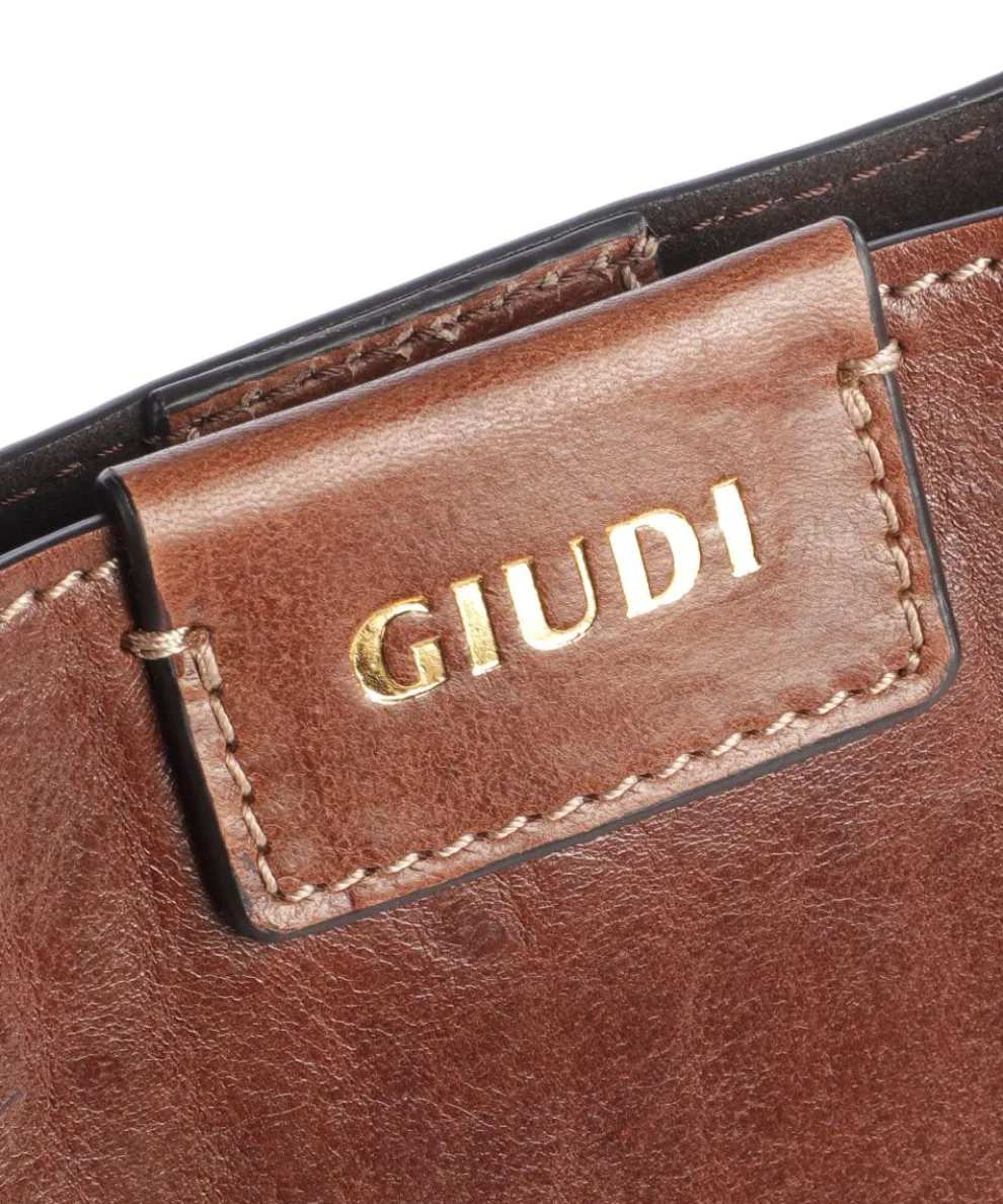 Romina Tracollina Crossbody bag fine grain cow leather brown