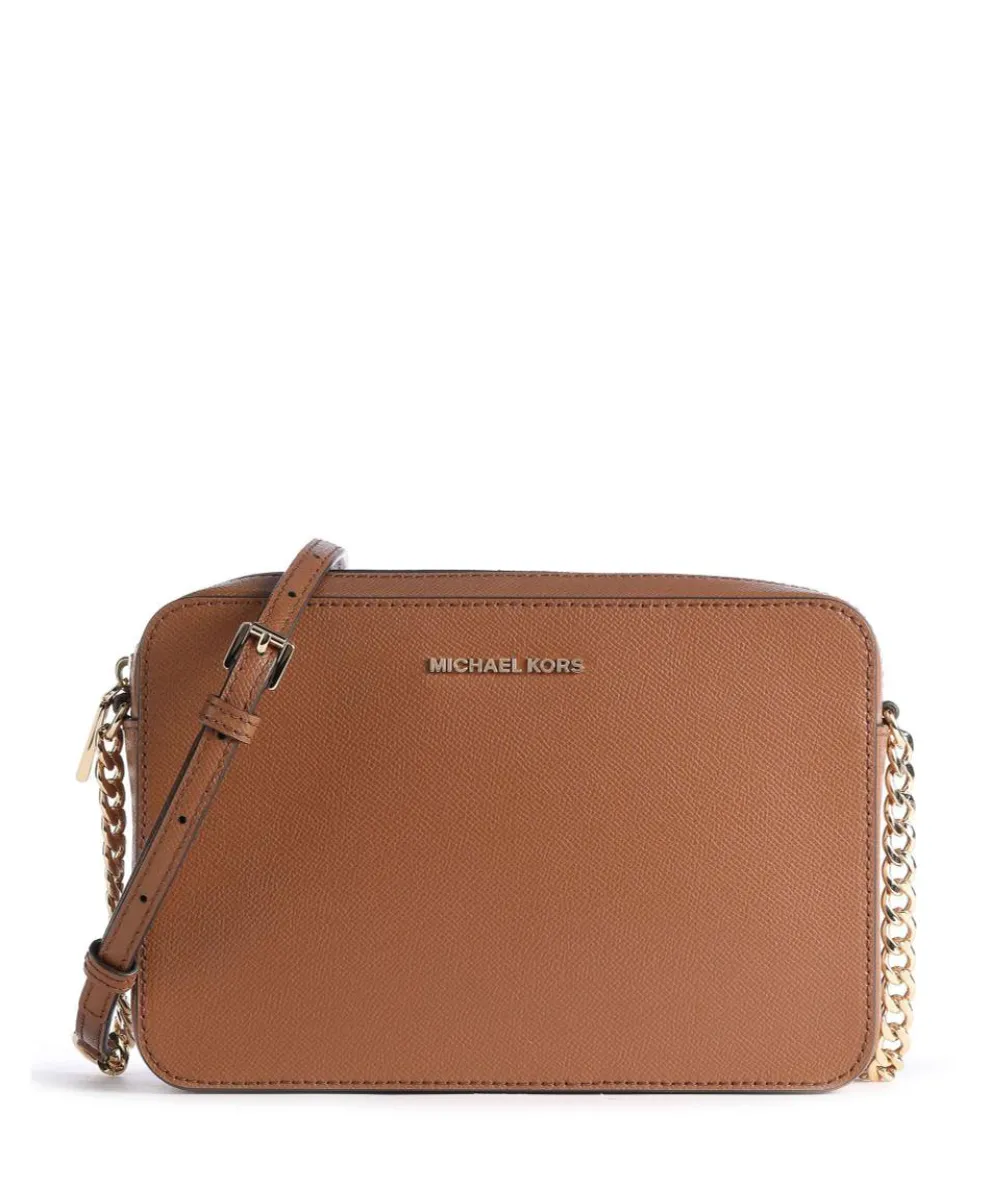 Jet Set Crossbody bag grained cow leather brown