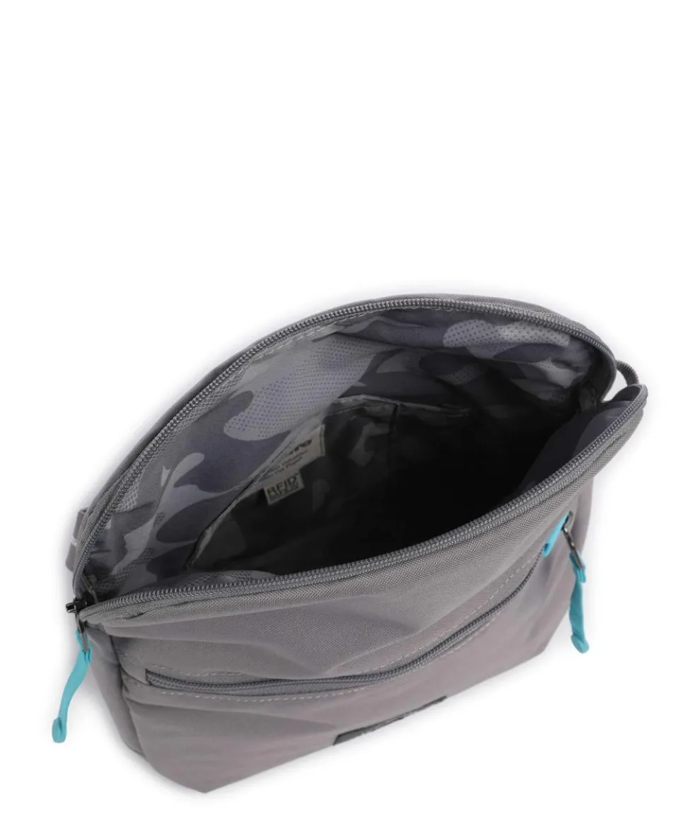 Go Saddle Crossbody bag recycled polyester grey