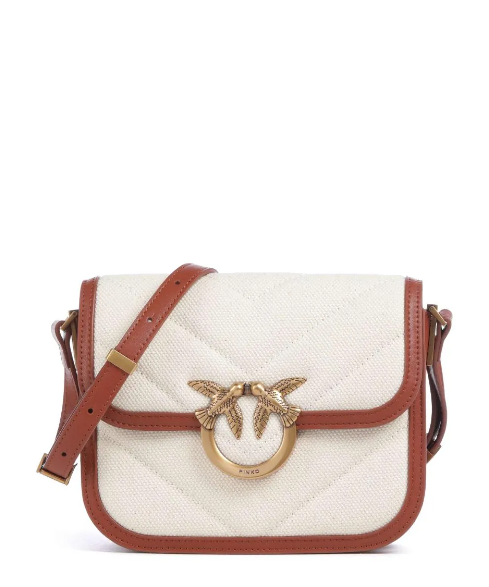 Love Box Mini Crossbody bag canvas beige/brown