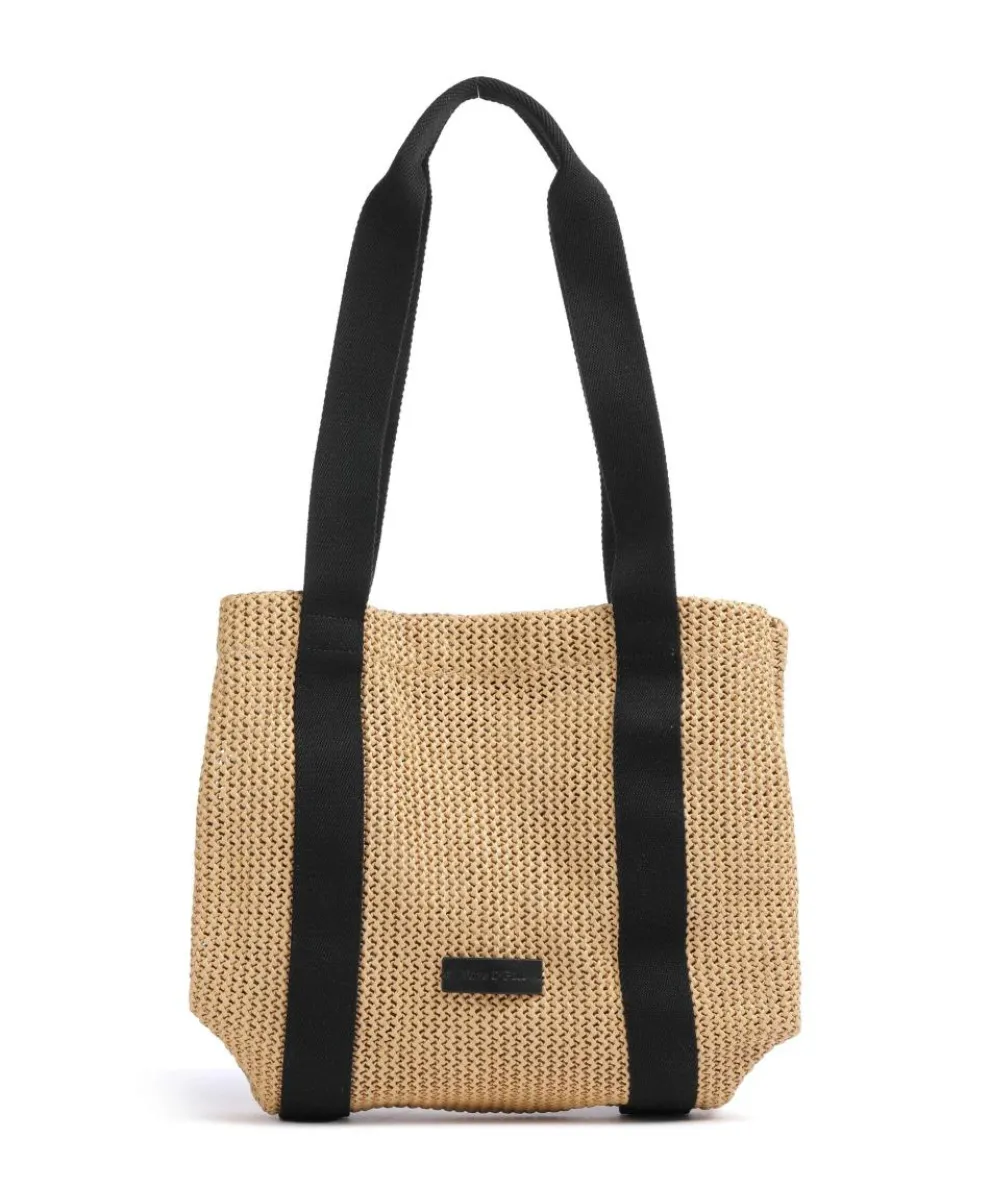 Runja Tote bag polypropylene beige/black