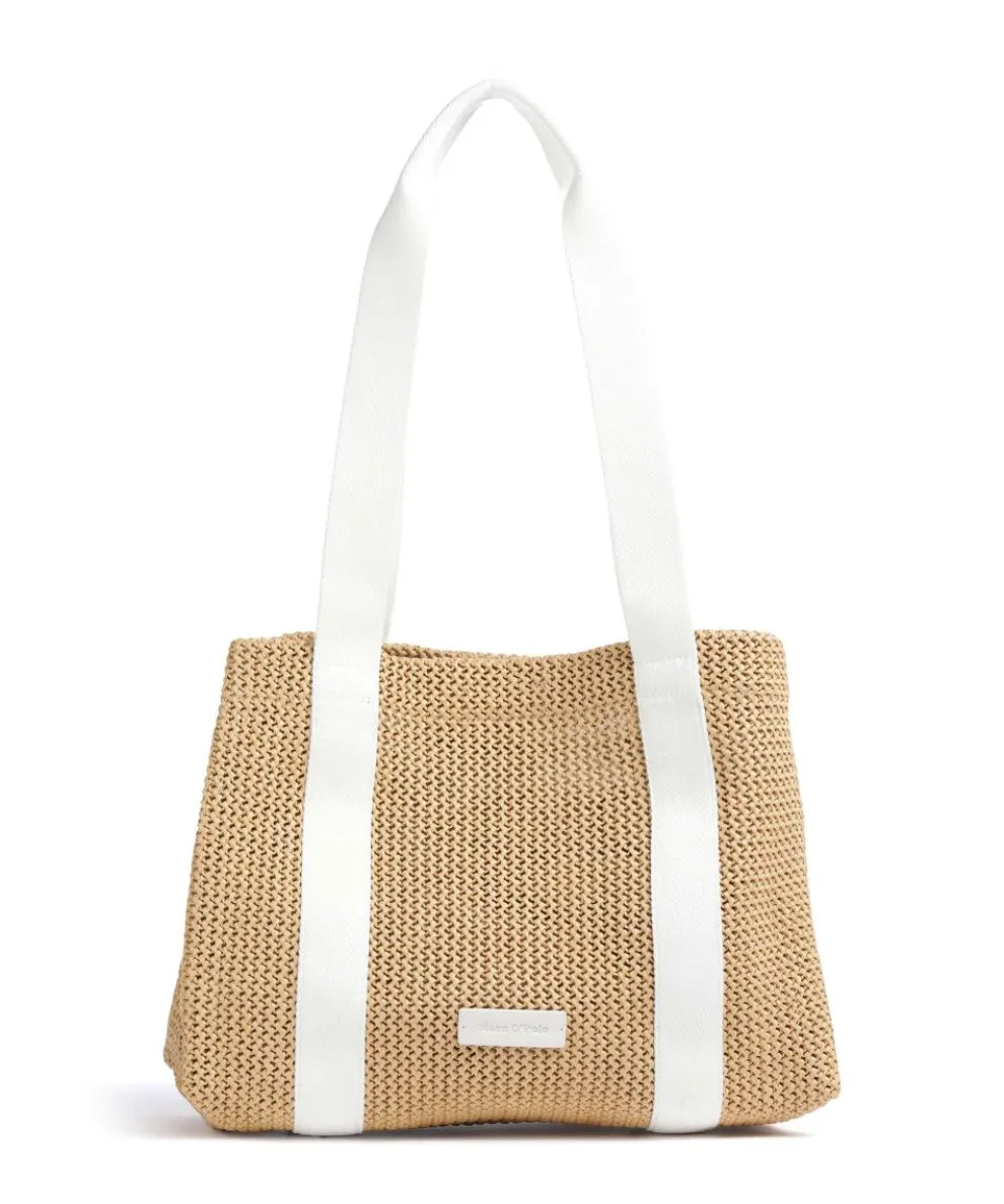 Runja Tote bag polypropylene beige/white